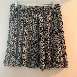 American Eagle Leopard Print Skirt